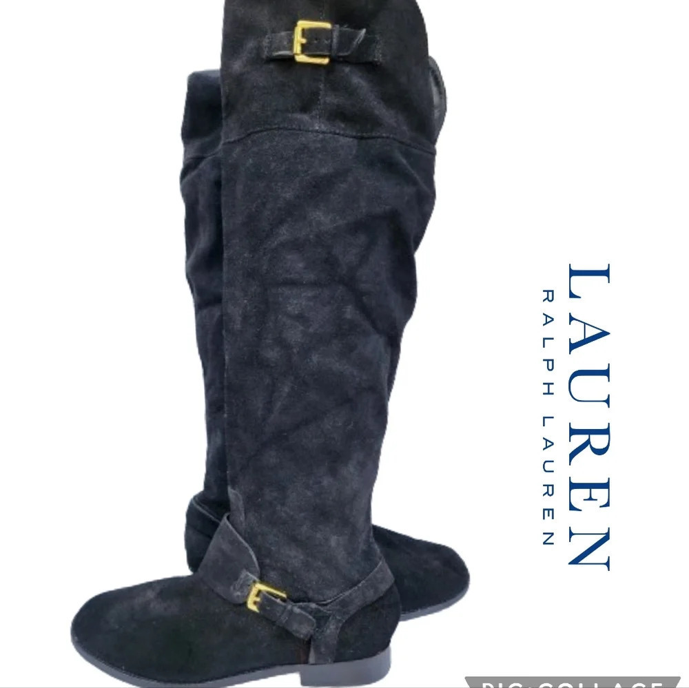 Lauren. Ralph Lauren over the Knee Equestrian style boots 9.5